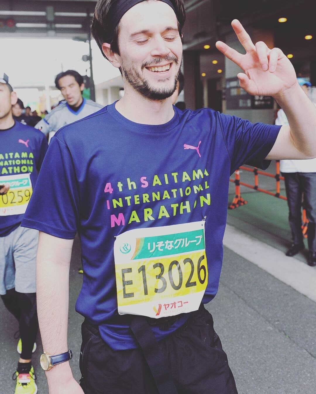 Pre-marathon in Saitama, Japan